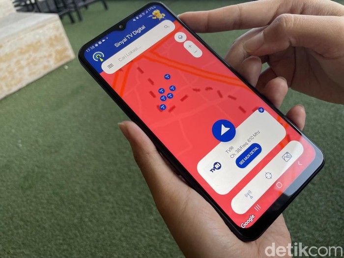Aplikasi siaran TV digital besutan Kementerian Komunikasi dan Informatika (Kominfo) untuk mengecek lokasi ketersediaan sinyal siaran TV digital di lokasi sekitar.