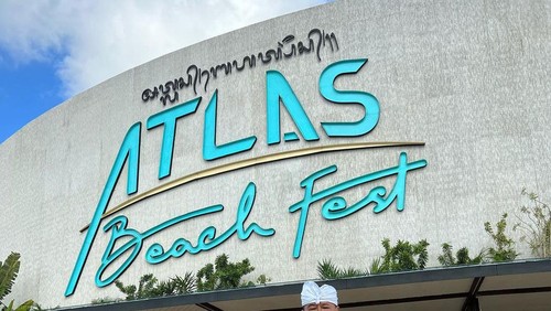 Atlas Beach Fest, diklaim Hotman Paris beach club terbesar di dunia.