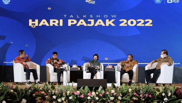 Chairul Tanjung dalam acara perayaan hari pajak. (Dok: Ditjen Pajak)