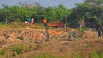 Foto-foto Lokasi Jatuhnya Pesawat T-50i Golden Eagle di Blora