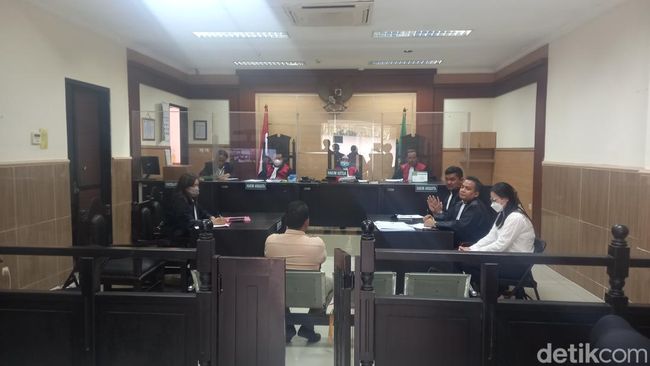 Foto sidang Mery beberapa waktu lalu (Khairul Maarif/detikcom)