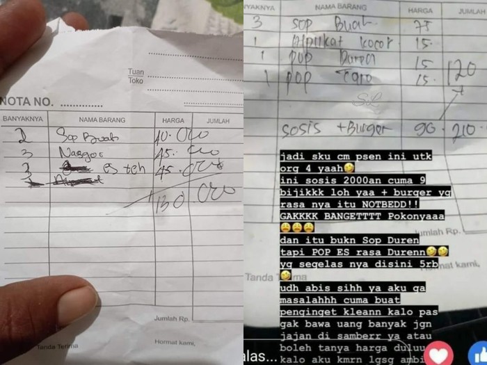 Getok harga di Lapangan Samber