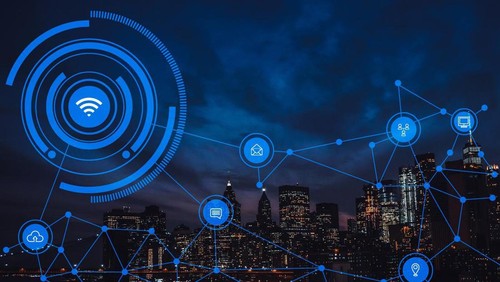 Ilustrasi jaringan internet.