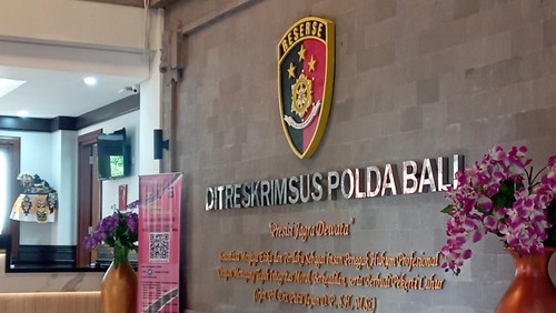 Kantor Ditreskrimsus Polda Bali.