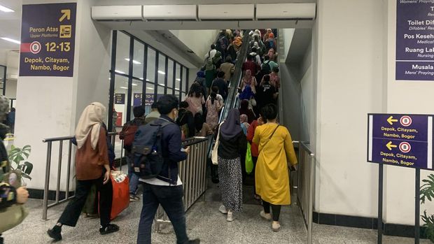 Kondisi Stasiun Manggarai, Jakarta, Selasa (19/7/2022).