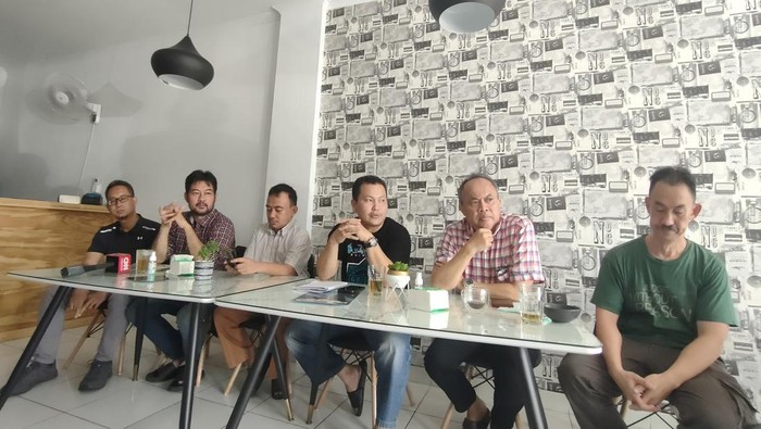 Konferensi pers Forum Warga Cibubur (Dwi-detikcom)