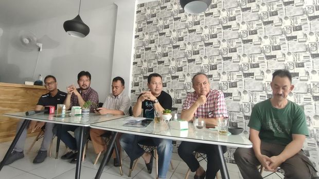 Konferensi pers Forum Warga Cibubur (Dwi-detikcom)