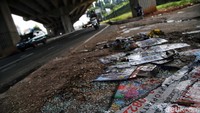 Lokasi ini merupakan tempat kejadian perkara kecelakaan maut truk pertamina.