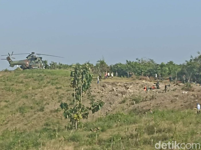 lokasi pesawat jatuh di blora