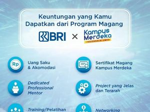 Magang BRI X Kampus Merdeka buat Mahasiswa, Daftar Sekarang Juga!