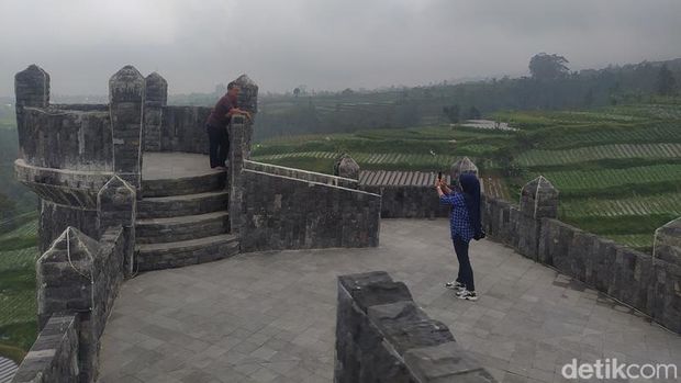 Negeri Kahyangan, salah satu destinasi wisata di Kabupaten Magelang, Selasa (19/7/2022).