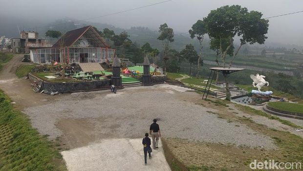 Negeri Kahyangan, salah satu destinasi wisata di Kabupaten Magelang, Selasa (19/7/2022).
