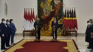 Suasana Pertemuan Jose Ramos-Horta dengan Jokowi di Istana Bogor