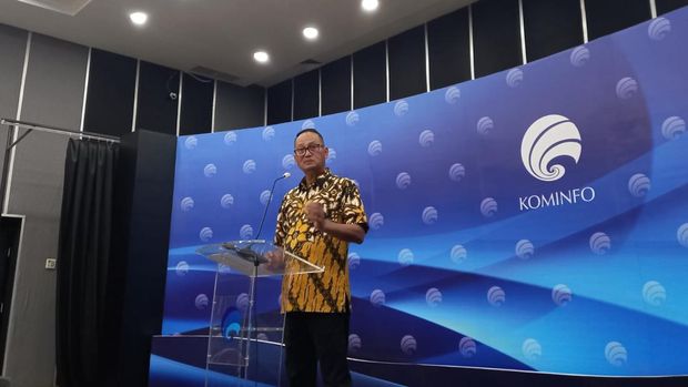 Semuel Abrijani Pangerapan Direktur Jenderal Aplikasi Informatika. (վ/Intan Rakhmayanti)