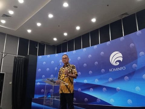 Semuel Abrijani Pangerapan Direktur Jenderal Aplikasi Informatika. (CNBC Indonesia/Intan Rakhmayanti)