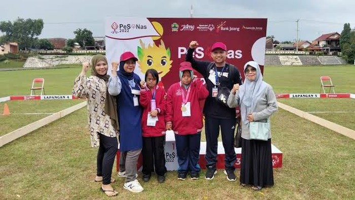 Siswa disabilitas intelektual dari SLBN 1 Palopo raih 4 medali Pesonas Semarang 2022.