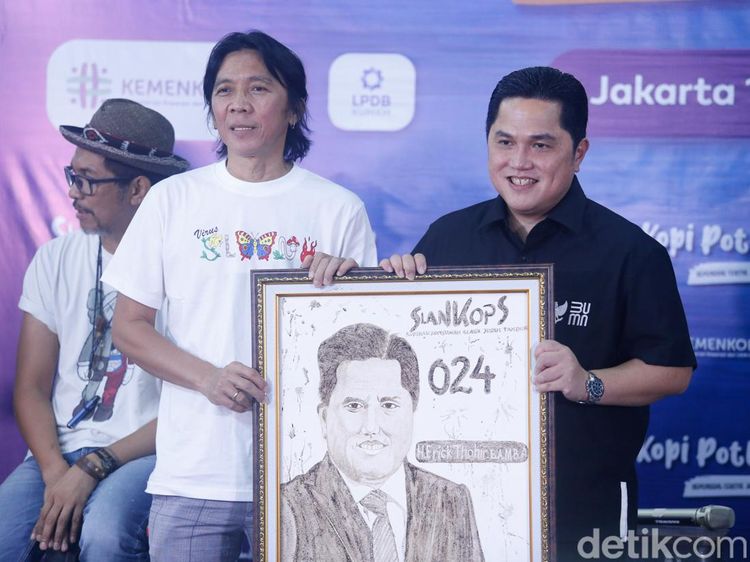 Karikatur Erick Thohir 024 di Markas Slank
