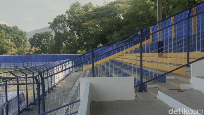 Stadion Binaraga Rantauprapat mulai direnovasi jelang Bonas Cup 2022.