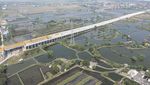 Tol Cibitung-Cilincing Dibangun Membelah Sawah, Ini Foto Udaranya