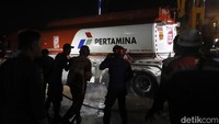 Polisi sudah berada di lokasi untuk penanganan kecelakaan dan evakuasi kendaraan maut tersebut. Polisi masih menyelidiki kecelakaan maut ini. Dugaan sementara penyebab kecelakaan akibat rem truk Pertamina mengalami blong. Namun, pihak kepolisian masih akan melakukan penyelidikan lebih lanjut.
