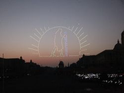 Warna-warni Formasi Drone yang Super Keren!