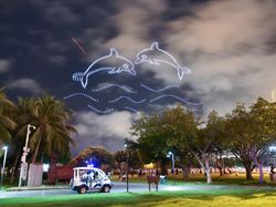 Warna-warni Formasi Drone yang Super Keren!