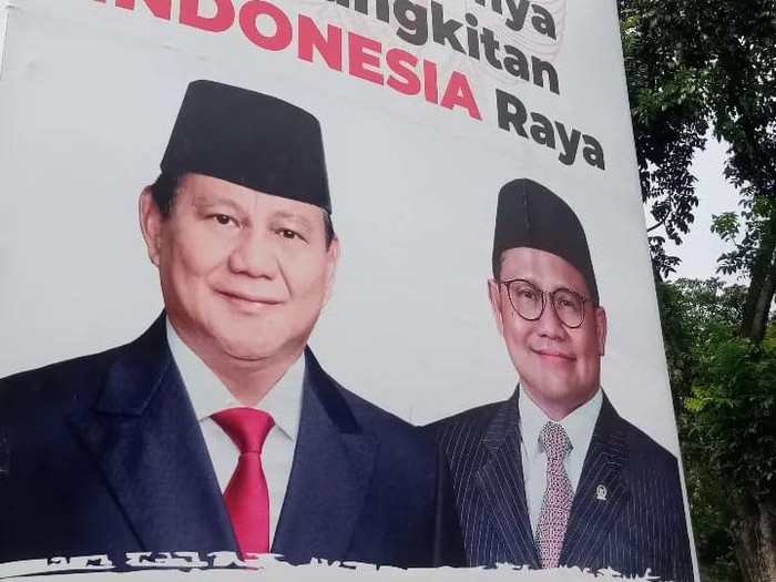 Baliho Prabowo-Cak Imin mejeng di Tangsel (Kadek-detikcom)