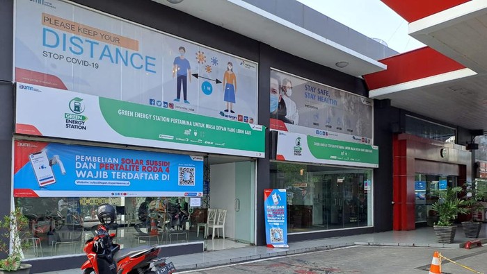 Booth Pendaftaran Diri Pembelian BBM Subsidi