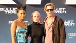 Gaya Brad Pitt Pakai Rok dan Lebih Muda di Premiere Bullet Train
