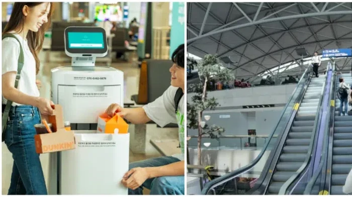 Canggih! Jajan Makanan dan Minuman di Bandara Korsel Diantar Pakai Robot