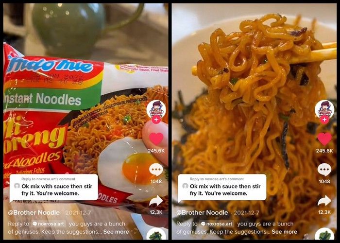 Contek Yuk! 5 Resep Indomie Viral Pakai Lemon hingga Keju