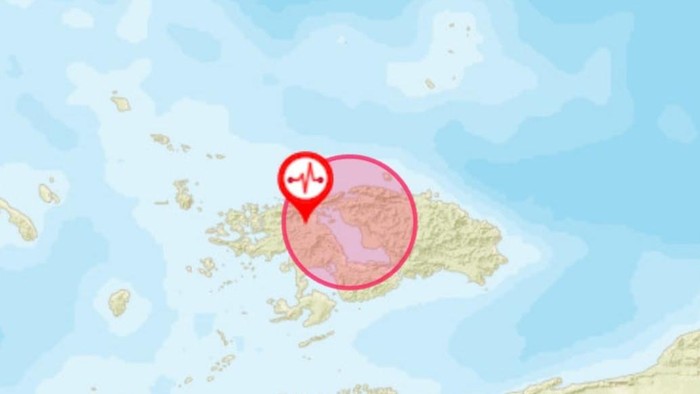 Gempa Raja Ampat berkekuatan Magnitudo 3,2 malam ini.