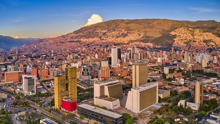 Aerial Photo of Medelliń Colombia