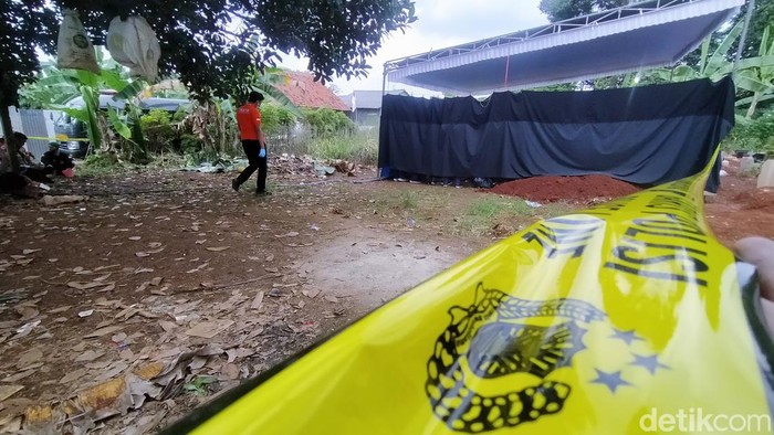 Lokasi ekshumasi jenazah RF.