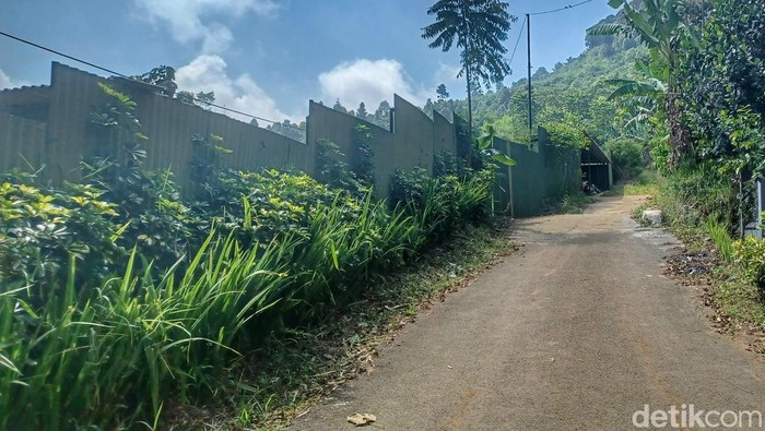 Lokasi kemunculan macan di Kabupaten Bandung.