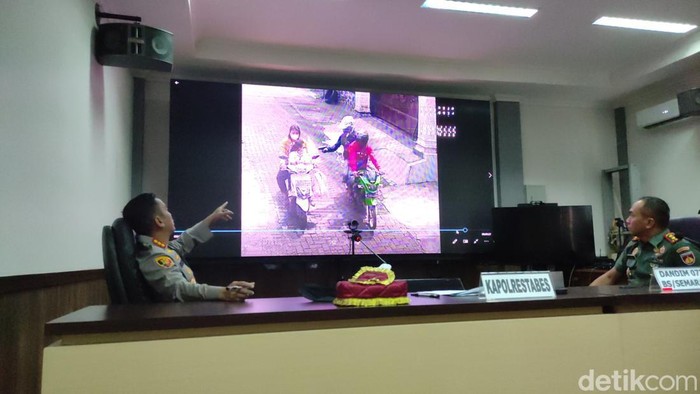 Kronologi penembakan istri tni yang terekam CCTV.