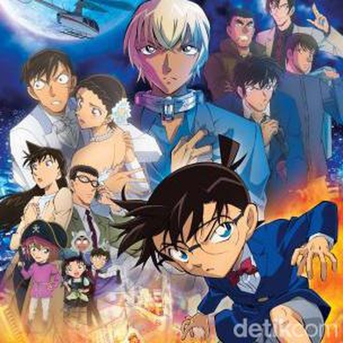 Poster film Detective Conan: The Bride of Halloween.