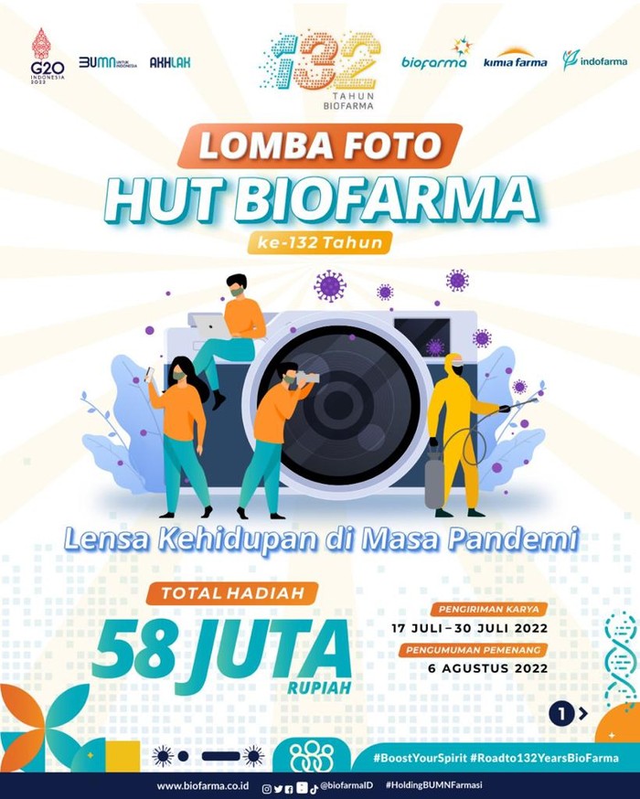Poster Lomba Foto HUT Bio Farma