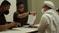 Potret Habib Rizieq Saat Bebas Bersyarat