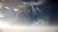 Ribuan ton abu vulkanik berterbangan ke angkasa saat Gunung Grimsvton di Islandia meletus. Fenomena tersebut sempat menyebarkan ketakutan bagi warga.