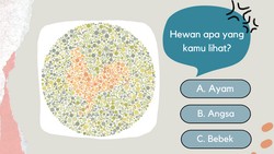 Soal tes buta warna berikut menggunakan soal hewan, yakin kamu bisa menjawabnya?