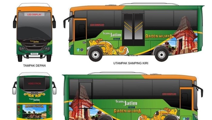 Desain Bus Trans Jatim