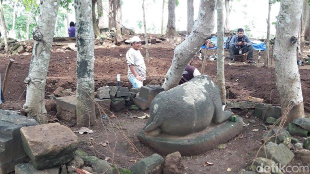 Ekskavasi situs Watu Genuk, Boyolali, oleh BPCB Jateng pada November 2021 lalu.