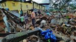 Brukkk... Gedung di India Ambruk, Nyaris Rata dengan Tanah
