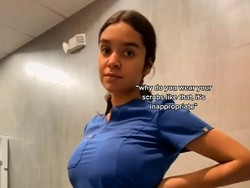 Foto Perawat Viral Dikritik di TikTok, Baju Seragamnya Disebut Terlalu Seksi