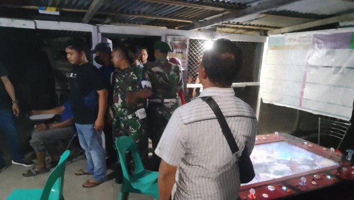 Mesin judi elektronik tembak ikan diamankan dalam razia gabungan di Asahan. (Istimewa).
