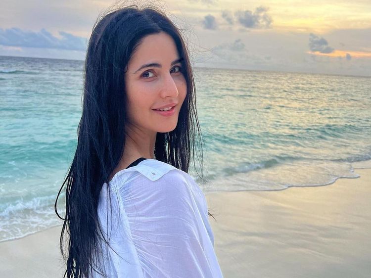 Basah-basahan, Katrina Kaif Rayakan Ultah di Maldives