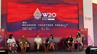 KTT ini bertajuk Women Tourism and Creative Economic Forum by Indonesian Chambers of Commerce in Collaboration W20