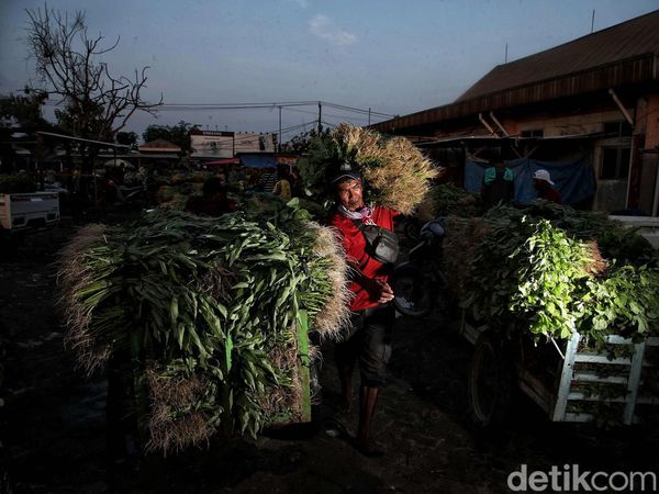 Melihat Aktivitas Pedagang Sayur di Pasar Babelan Bekasi