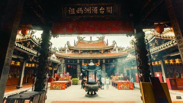 Salah satu museum di Taiwan, Lukang Tianhou Temple.